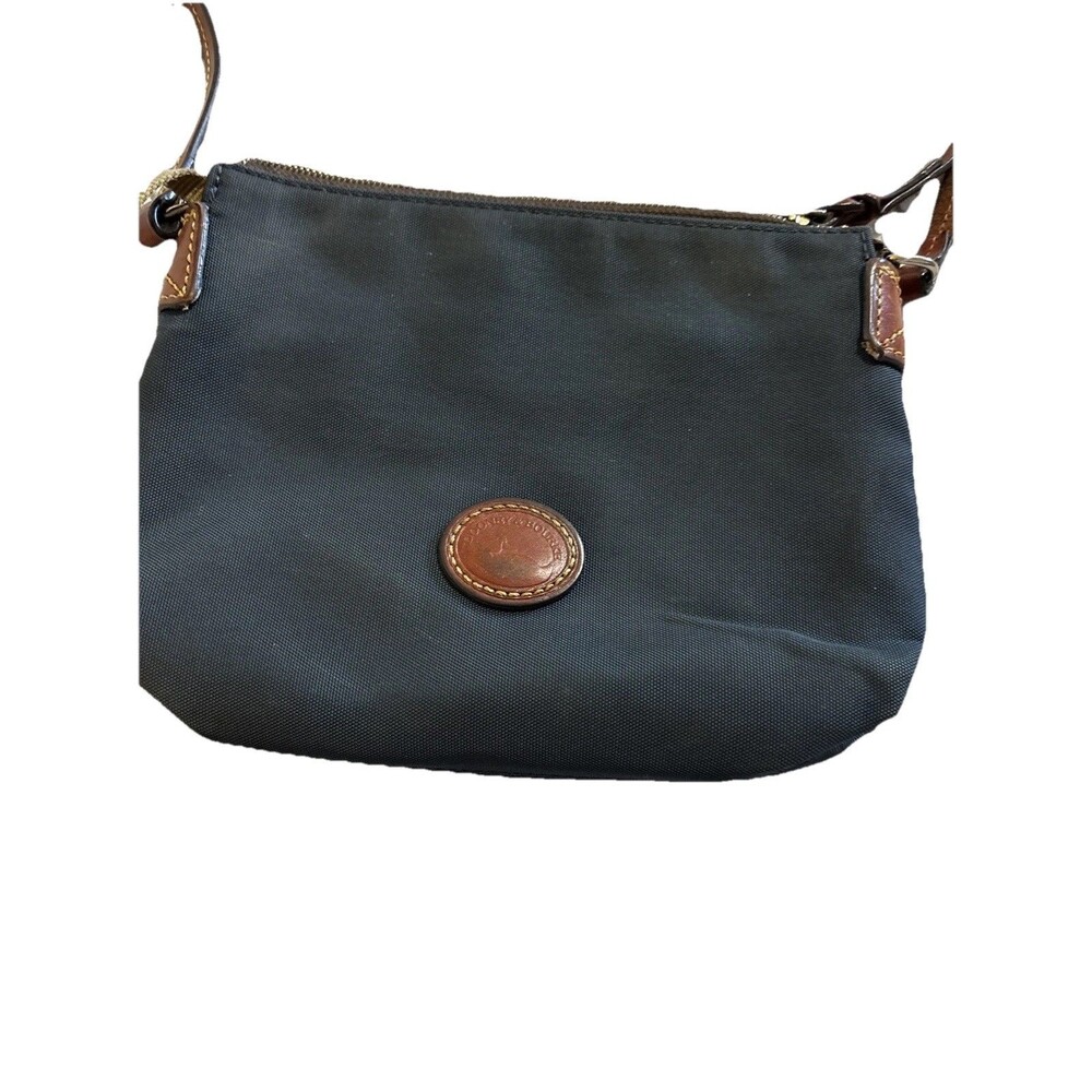 Vintage Dooney & Bourke Nylon Rosie Crossbody Shoulder Bag‎ Purple-ish/navy